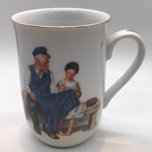 Norman Rockwell Porcelain Mugs - Picture 3 of 8